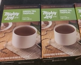 Mighty Leaf Tea Whole Leaf Tea Pouches, Green Tea Tropical, 15 Ct box - $30.63