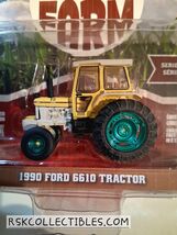 Greenlight GREEN MACHINE 1990 Ford 6610 Tractor 1/64 scale Chase Down on Farm s5 image 2