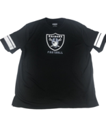 NFL Las Vegas Raiders Men&#39;s Shirt 2XL Loose NFL Team Apparel Black Short... - £18.92 GBP