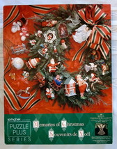 Springbok Memories of Christmas Ornament Wreath Puzzle 1998 #XZL3463 500 Pc. - $33.00
