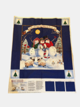 Daisy Kingdom Heaven Nature Sing 1997 Christmas Quilt Panel Cut Sew Pattern Vtg - $14.80