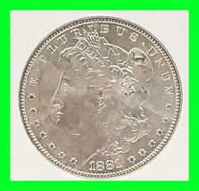 Stunning 1881-S Morgan Silver Dollar $1 MS64 NGC - Old Slab - £159.49 GBP