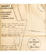 1913 Mary Frances Sewing Pattern Doll Kimono Gown Robe Jane Boyer Crafts... - $49.99