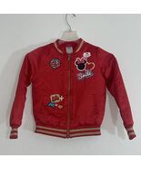 Minnie Mickey Mouse Disney Youth Kids Child Quilted Jacket Size 7/8 Full... - €16,30 EUR