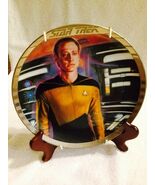 Commander Data Star Trek The Next Generation Ernst Plate Silver Lined #4040 - $43.23