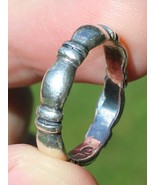 STERLING SILVER ladies ring GOTHIC medieval .925 size 8 signed - $555.10 MXN