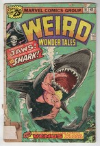 Weird Wonder Tales #16 VINTAGE 1976 Marvel Comics Deadlier Than Jaws - £7.88 GBP