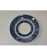 Vintage Churchill England Blue Willow White Saucer 5 1/2&quot;~ - £14.13 GBP