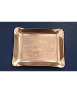 Vintage Peoples bank and trust promotional metal trinket tip tray Jenner... - $359.21 MXN