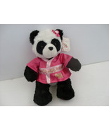 Smithsonian Plush Cherry Blossoms Panda Floral  10&quot; NEW Tags 19973 Japan - £13.29 GBP