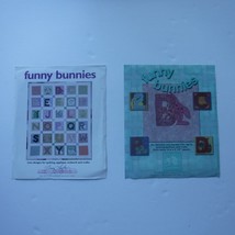 Vibtage Quilting Pattern books / booklets Lot of 2 Funny Bunnies - $4.99