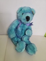 Ty Classics Collection &#39;Bluebeary&#39; the  Blue Bear *Rare* Plush Stuffed Toy - $26.45