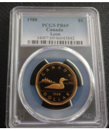 1988 $1 PCGS PR69 CANADA TOP POP 4 NONE FINER RARE CANADIAN DOLLAR  2022... - £51.55 GBP