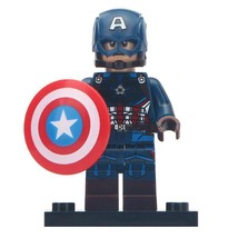 Captain America Avengers Endgame Marvel Universe Minifigures Include Shield - $3.15