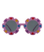 Bebés &amp; Niñas Gafas de Sol Grande Redondo Flor con Corazones UV 400 - $17.13 CAD