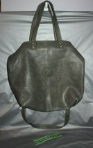 Il Grifone Venezia Gray Leather Women&#39;s Handbag Shoulder Bag - £95.18 GBP