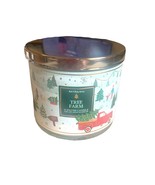 Tree Farm Scented Three Wick Candle by Bath and Body Works Holiday New 4" Round - $23.36