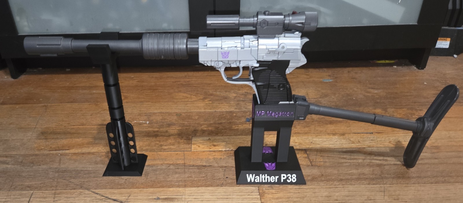 Transformers MP36 Megatron Customized Stand & Adjustable Modular Monopod Combo3D Item image 2