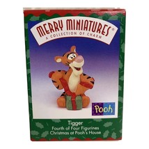 1999 Hallmark Ornament Tigger # 4 Merry Miniatures Pooh’s HouseSeries G2 - £5.81 GBP