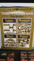THIRTY YEARS WAR Four 1600&#39;s War Battles Plastic Tray pack SPI 1976 Punched - $100.00