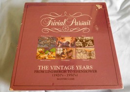 Game 1989 Trivial Pursuit Vintage Years 1920s-1950s Master Sealed New (K) - £19.97 GBP