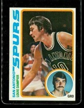 Vintage 1977-78 Topps Basketball Card #51 Louie Dampier San Antonio Spurs - £3.88 GBP