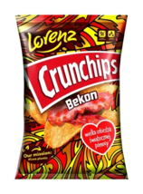 Lorenz Crunchips Bacon Flavored Potato Chips -130g Free Shipping - £7.33 GBP