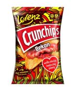 LORENZ Crunchips BACON flavored potato chips -130g FREE SHIPPING - £7.36 GBP