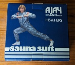 VINTAGE NEW IN BOX AJAY FUN &amp; FITNESS HIS HERS SAUNA SUIT Size Small - £17.50 GBP