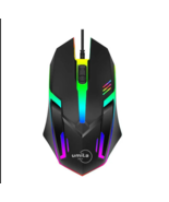 Ergonomic 2.4G Wired RGB Backlit USB Gaming Mouse Optical Sensor 3D Style