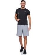 Under Armour Men&#39;s Streaker 2.0 Running Short Sleeve Shirt in Black-Size... - $28.97