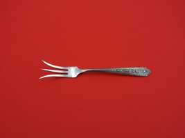 Normandie by Wallace Sterling Silver Lemon Fork 5 3/8&quot; - £30.86 GBP