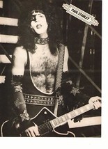Kiss teen magazine pinup clipping Vintage 1980&#39;s Gene Simmons Paul Stanley - £2.75 GBP