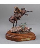 Ken Rowe Western Cowboy Horse Bronze Sculpture &quot; Rock N Horse &quot;  # 12 Of... - $5,364.99