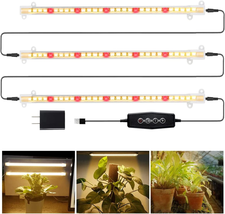 GYTF LED Grow Light Strips, 3500K 90-Bulb Full Spectrum Dimmable Plant Growing L - £25.99 GBP