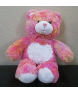 Build A Bear Workshop Pink Yellow Orange Tye Dye Bear 17&quot; - $23.05 CAD