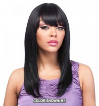 It&#39;s A Wig Luxurious Remi Hh Remi Yaki 1416 100% Human Hair Straight Long Wig - £173.05 GBP