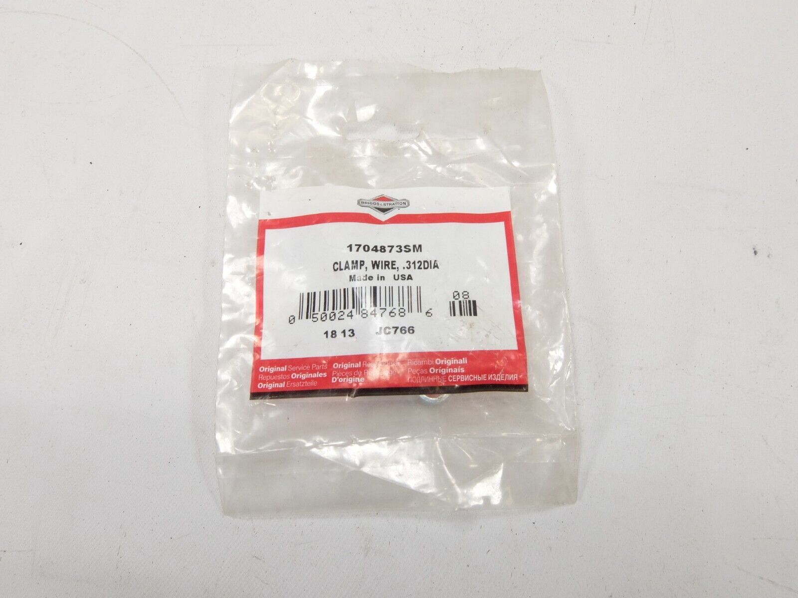 New OEM Simplicity 1704873SM  Wire Clamp - $4.00