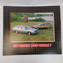 1984 PONTIAC 6000 Wagon Showroom Dealer Advertisement 17x20 Cardboard - $3,763.16 MXN