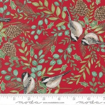 Moda Holidays At Home 56070 15 Berry Red Quilt Fabric By The Yard Deb Strain. - £9.13 GBP