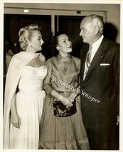 Celeste Holm-Dolores del Rio-Conrad Hilton-c1955 Press Photo - $14.99