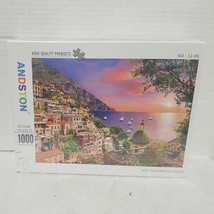 Andston Wood Puzzle / GREEK   - positano seaside town new - $35.62