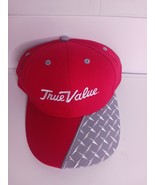 True Value Hardware store Hat Red &amp; White Embroidery Snapback Cap &quot;Steel... - $294.07 MXN