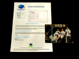 Dave Scott Jim Irwin Worden Apollo 15 Astronauts Signed Auto Postcard Zarelli - £555.66 GBP