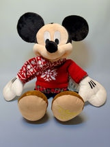 Disney Store 2015 Mickey Mouse Holiday Plush 18in NWT - $19.99