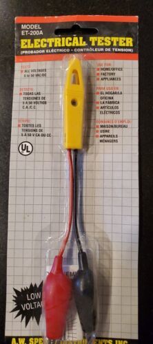 NIP A.W. SPERRY INSTRUMENTS ET-200A ELECTRICAL TESTER LOW VOLTAGE 5-50VA... - $18.61