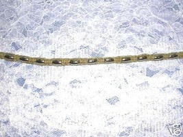 NATURAL HEMP CORD MACRAME CHOKER with METAL TUBE BEADS SURFER TIE ON NEC... - $11.20 CAD