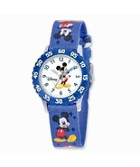 Disney Kids Mickey Mouse Watch Blue Printed Fabric Band Time Teacher Watch - €42,04 EUR