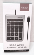 New/Sealed  Macally Numeric USB-C Keypad  22-Key Number Pad,  Mac, iPad, PC - $23.74