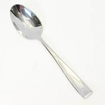 Oneida Moda Serving Spoon Pierced Slotted 8 7/8&quot; Glossy 18/10 Stainless - $14.69